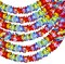 6 Pcs 10ft Light up Flower Lei Garland Hawaiian Flower Banner with LED Light Strings Tropical Luau Party Supplies for Summer Party Decorations Luau Theme Wedding Event Festivals Birthdays